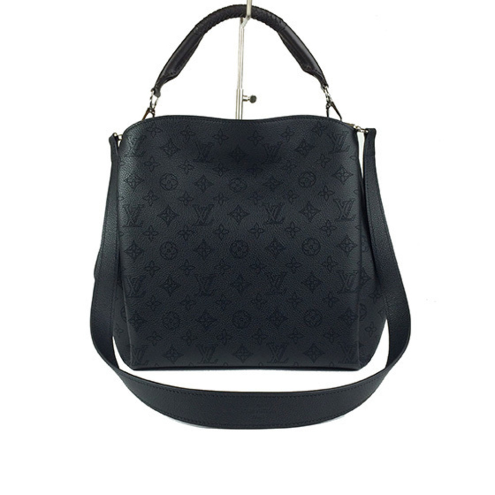 Louis Vuitton Mahina Babylon PM Shoulder Bag Noir Black